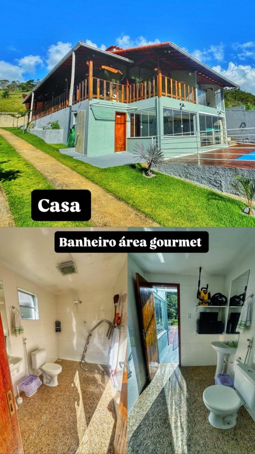 Chácara, 4 quartos, 1500 m² - Foto 1