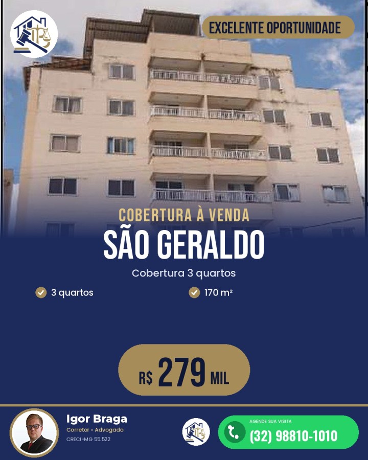 Cobertura, 3 quartos, 170 m² - Foto 1