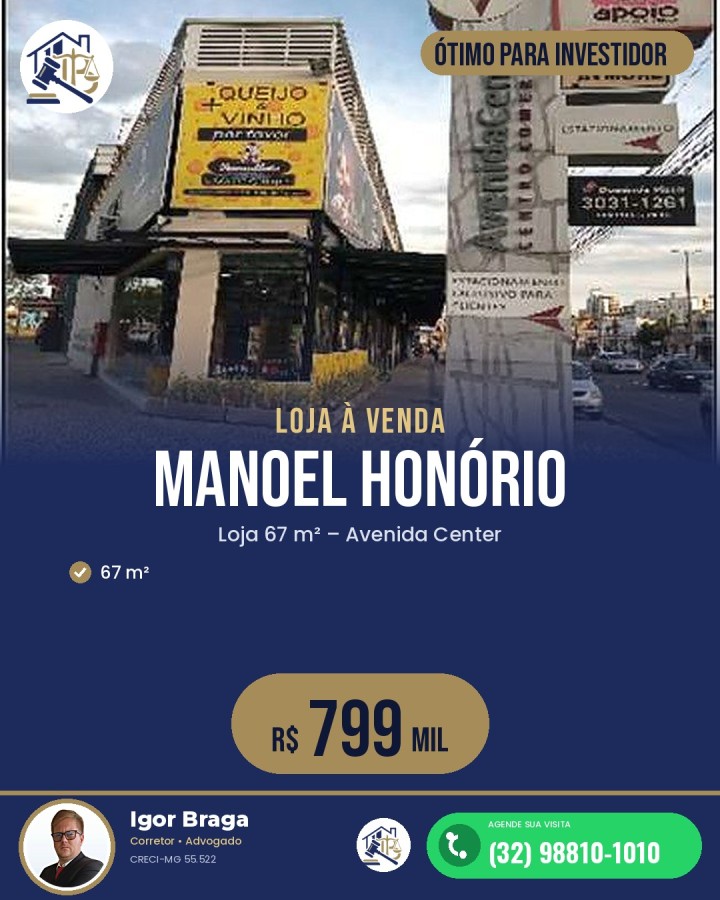 Loja-Salão, 67 m² - Foto 1