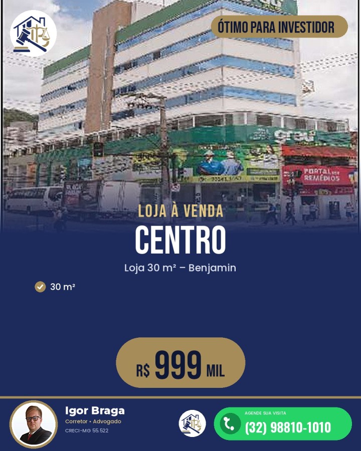 Loja-Salão, 30 m² - Foto 1