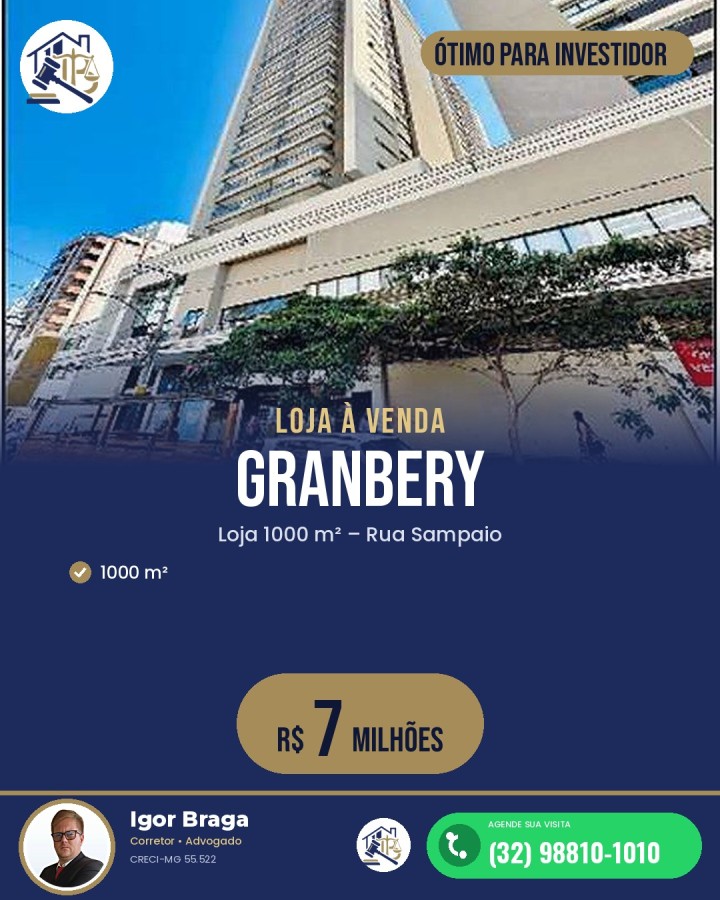 Loja-Salão, 1000 m² - Foto 1
