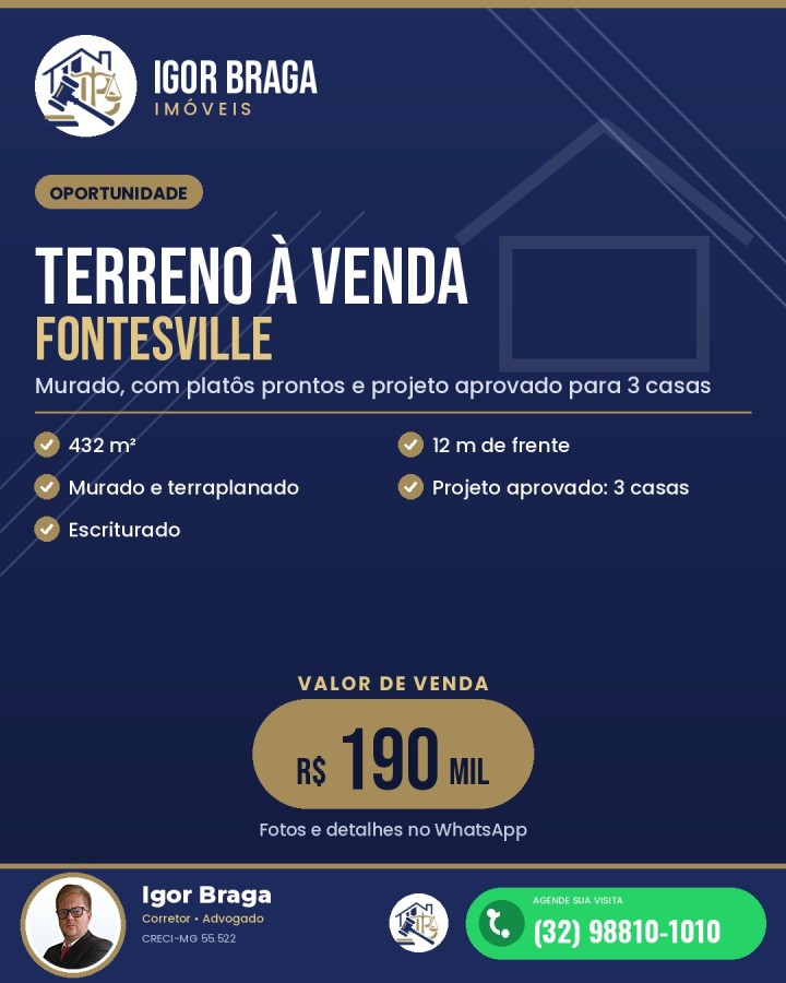 Terreno, 432 m² - Foto 2